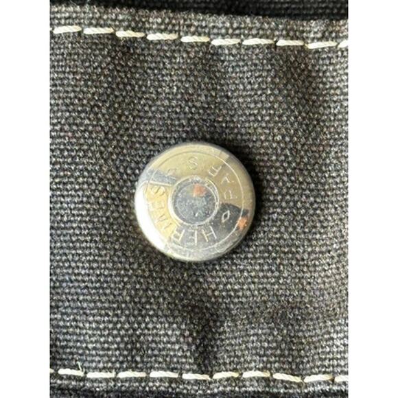 Hermès Toile Fourre-Tout MM* BLACK in VERY good‎ condition! DEAL ALERT COA - Picture 7 of 16